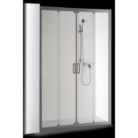 Baltic Brasta Svaja Plus 160cm Shower Door Transparent Chrome (146661) | Shower doors and walls | prof.lv Viss Online