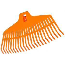 Maan Extra-Click Rake Without Handle 42cm, Orange (0877) | Gardening tools | prof.lv Viss Online
