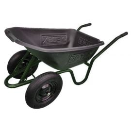 Detex D-22P Garden Cart, 110l, Black/Green (698955) | Wheelbarrow | prof.lv Viss Online