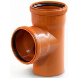 Wavin PVC External Sewer Triple Socket Bend D315/D315 87° (1753155) | External drainage | prof.lv Viss Online
