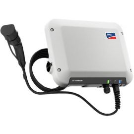 Зарядное устройство для электромобилей SMA EV Charger 7.4 / 22, тип 2 кабель, 7.4 кВт, 5 м, белый (EVC7.4-1AC-10) | Зарядные станции для электромобилей | prof.lv Viss Online