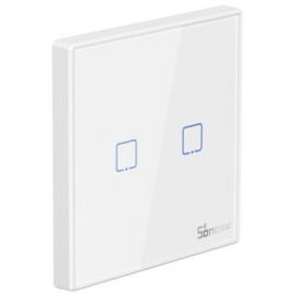 Sonoff T2EU2-RF Wireless Touch Wall Switch with RF Control White (M0802030010) | Smart lighting and electrical appliances | prof.lv Viss Online