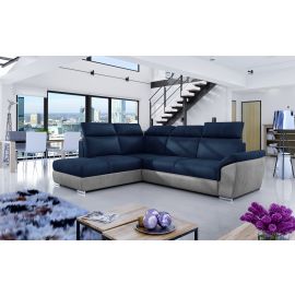 Eltap Loreto Monolith/Monolith Corner Pull-Out Sofa 60x260x102cm, Blue (Lor_53) | Living room furniture | prof.lv Viss Online