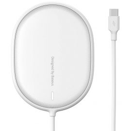 Baseus WXQJ-02 Wireless Charger 15W, White | Phone car chargers | prof.lv Viss Online