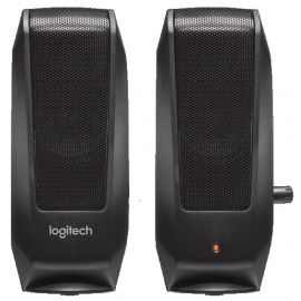Компьютерные колонки Logitech S120 2.0, черные (980-000010) | Аудио оборудование | prof.lv Viss Online