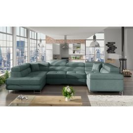 Eltap Letto Cover Corner Pull-Out Sofa 58x340x90cm, Green (Le_39) | Corner couches | prof.lv Viss Online