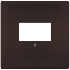 Siemens Delta Style TAE Low Voltage Plate, Brown (5TG1342-0CH) | Electrical outlets & switches | prof.lv Viss Online