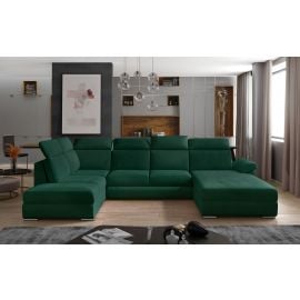 Eltap Evanell Monolith Corner Pull-Out Sofa 216x336x102cm, Green (Evl_39) | Corner couches | prof.lv Viss Online