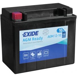 Exide AGM Ready AGM12-10 AGM Moto Akumulators 10Ah, 180A