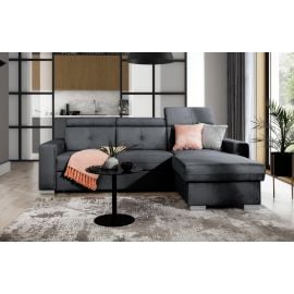 Eltap Fresia Cloud Corner Pull-Out Sofa 176x247x104cm, Grey (CO-FR-RT-06NU) | Living room furniture | prof.lv Viss Online