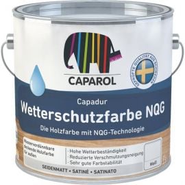Krāsa Koka Virsmām Caparol Capadur Wetterschutzfarbe NQG Ārdarbos (Baze B1) | Краски для внешних работ (краски для фасадов) | prof.lv Viss Online