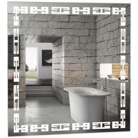 Зеркало для ванной комнаты Aqua Rodos Sigma серого цвета с интегрированным LED освещением | Мебель для ванной | prof.lv Viss Online