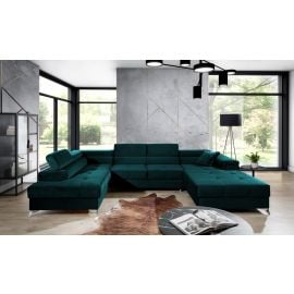 Eltap Eduardo Kronos Corner Pull-Out Sofa 202x345x90cm, Green (Edr_99) | Corner couches | prof.lv Viss Online