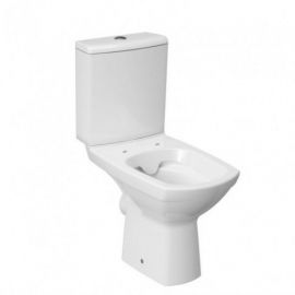 Cersanit Carina 010 Toilet Bowl Clean on (Rimless) with Horizontal (90°) Outlet, without Seat, White, K31-045, 123026 | Toilets | prof.lv Viss Online