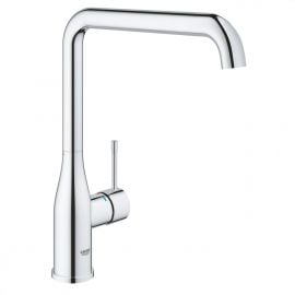 Grohe Essence Kitchen Sink Mixer with Pull-Out Spray, Chrome | Kitchen mixers | prof.lv Viss Online
