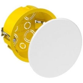 Schneider Electric IMT351601 Flush Mounting Box Round, 95x95x48mm, Yellow | Enclosings | prof.lv Viss Online