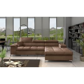 Eltap Ricardo Monolith Corner Pull-Out Sofa 60x280x90cm, Brown (Ric_51) | Upholstered furniture | prof.lv Viss Online