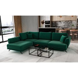 Eltap Larde Lux Corner Pull-Out Sofa 191x276x90cm, Green (CO-LAR-LT-35LU) | Living room furniture | prof.lv Viss Online