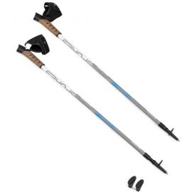 Ski Poles NEATNESS II 105-140cm White/Gray (924982) | Spokey | prof.lv Viss Online