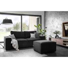 Диван-кровать Eltap раскладной угловой 260x104x96 см, универсальный, черный (SO-SILL-10LO) | Мягкая мебель | prof.lv Viss Online