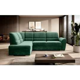 Eltap Siber Lux Corner Pull-Out Sofa 186x270x93cm, Green (CO-SIB-LT-35LU) | Sofas | prof.lv Viss Online