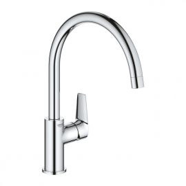 Grohe BauEdge Kitchen Sink Mixer Tap, Chrome (31367001) | Grohe | prof.lv Viss Online