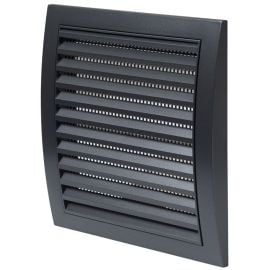 Europlast N12A Ventilation Grille, 190x190mm, Black | Ventilation grilles | prof.lv Viss Online