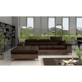 Eltap Ricardo Monolith/Monolith Corner Pull-Out Sofa 60x280x90cm, Brown (Ric_41) | Upholstered furniture | prof.lv Viss Online