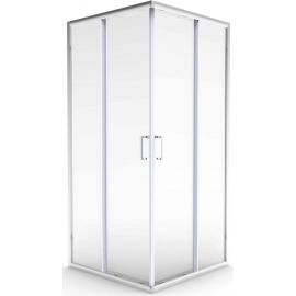 Rubineta RUB-106 90x90cm H=190cm Square Shower Enclosure Chrome (541119) | Shower cabines | prof.lv Viss Online