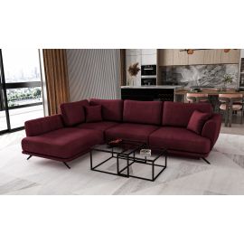 Eltap Larde Velvetmat Corner Pull-Out Sofa 191x276x90cm Violet (CO-LAR-LT-25VE) | Corner couches | prof.lv Viss Online