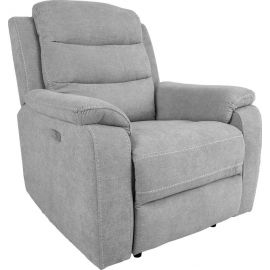 Кресло для отдыха Home4You Mimi Светло-серое | Мягкая мебель | prof.lv Viss Online