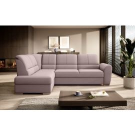 Eltap Siber Gojo Corner Pull-Out Sofa 186x270x93cm, Pink (CO-SIB-LT-101GO) | Living room furniture | prof.lv Viss Online