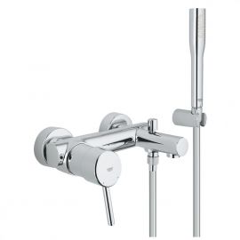 Grohe Concetto Bath Mixer with Shower, Chrome (32212001) | Faucets | prof.lv Viss Online