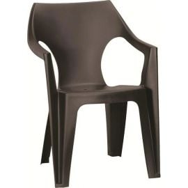 Садовый стул Keter Dante с низкой спинкой 57x57x79 см, коричневый (29187058599) | Садовые стулья | prof.lv Viss Online