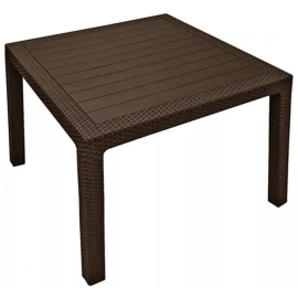 Dārza galds Keter Melody Quartet 95x95x74.5cm, Brūns (29197992521) | Садовые столы | prof.lv Viss Online