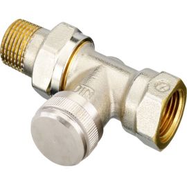 Danfoss RLV radiator valve with drain connection, radiator outlet, 1/2