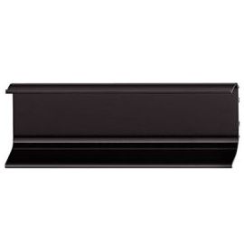 Хафеле Роктура Планка С-образная, 2460 мм, черная (126.36.300) | Мебельные ручки | prof.lv Viss Online