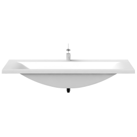 Vannas Istabas Izlietne Vispool Q1400 139.5x50x23.5cm, Balta (791400) | Vannas istabas izlietnes | prof.lv Viss Online