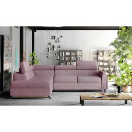 Stūra Dīvāns Izvelkams Eltap Kairos Soro 197x265x95cm Kreisais Stūris Rozā (Kr_56) | Izvelkamie dīvāni | prof.lv Viss Online