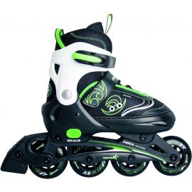 Muuwmi Kids' Roller Skates Black/White/Green 29-32 | Muuwmi | prof.lv Viss Online