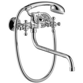 Aqualine Croce S1 Bath/Shower Mixer Chrome (23026) | Shower sets | prof.lv Viss Online