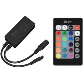 Sonoff L2-C Умный контроллер Wi-Fi для цветных RGB-светодиодных лент (черный) (6920075776737) | Sonoff | prof.lv Viss Online