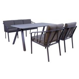 Home4You Kahla Garden Furniture Set Grey | Outdoor furniture sets | prof.lv Viss Online