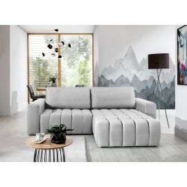 Stūra Dīvāns Izvelkams Eltap Bonett Solar 175x250x92cm, Pelēks (Bon_50) | Stūra dīvāni | prof.lv Viss Online