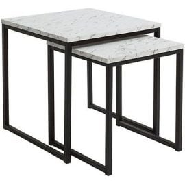 Черно-красно-белый кофейный столик Black Red White 40.5x40.5x40.5 см | Мебель для гостиной | prof.lv Viss Online