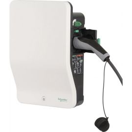 Schneider Electric EVlink Smart Wallbox Electric Vehicle Charging Station, Type 2 Cable, 7.4/22kW, White (EVB1A22P4ERI) | Car accessories | prof.lv Viss Online