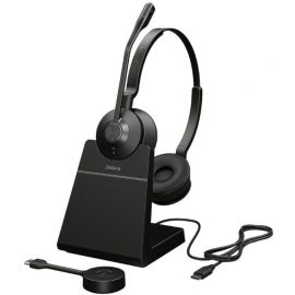 Jabra Engage 55 Stereo USB-C UC Wireless Headset With Stand Black (9559-435-111) | Audio equipment | prof.lv Viss Online