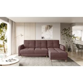 Eltap Roxi Lux Corner Pull-Out Sofa 165x240x90cm, Pink (CO-ROX-U-24LU) | Sofas | prof.lv Viss Online