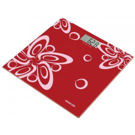 Sencor SBS 2507 RD Body Weight Scale Red (#8590669088898) | For beauty and health | prof.lv Viss Online