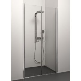 Glass Service Flavia 110cm 110FLA Shower Door Transparent Chrome | Stikla Serviss | prof.lv Viss Online